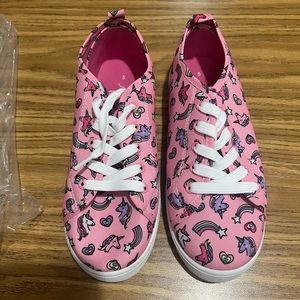 Unicorn lace up sneaker